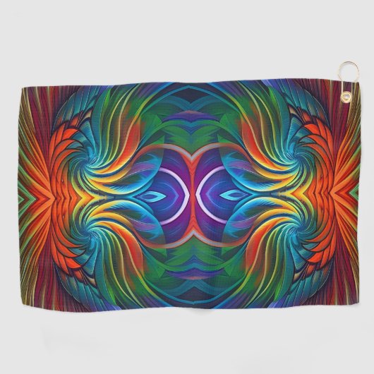 Kleurvederzwijn Golfhanddoek (Horizontaal)