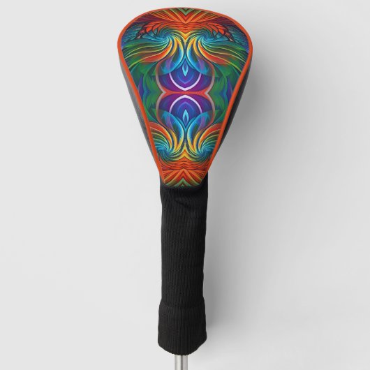 Kleurvederzwijn Golfheadcover (Voorkant)