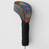 Kleurvederzwijn Golfheadcover (Schuin)