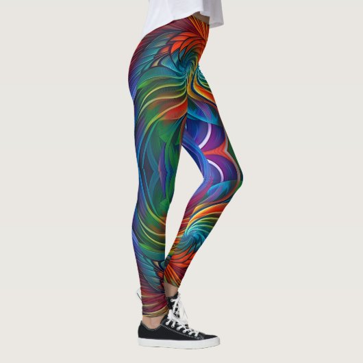 Kleurvederzwijn Leggings (Rechts)