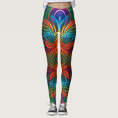 Kleurvederzwijn Leggings (Voorkant)