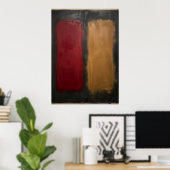 Kleurveld Abstract Poster | Rothko Geïnspireerd Ro (Thuiskantoor)