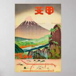 Kleurvelden, prefectuur Yamanashi Poster