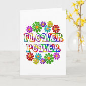 Kleurventilatorkracht Kaart (Gele Bloem)