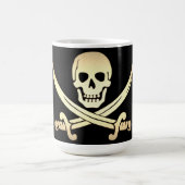 kleurveranderende jolly roger-mok magische mok (Midden)