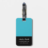 Kleurverbranding I Bagagelabel (Achterkant verticaal)