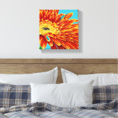 Kleurverbranding I Canvas Afdruk (Insitu (Slaapkamer))