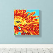 Kleurverbranding I Canvas Afdruk (Insitu (Houten vloer))