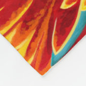 Kleurverbranding I Fleece Deken (Hoek)