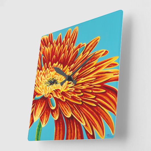 Kleurverbranding I Vierkante Klok (Hoek)