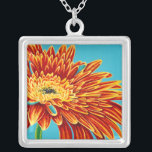 Kleurverbranding I Zilver Vergulden Ketting<br><div class="desc">Floral</div>