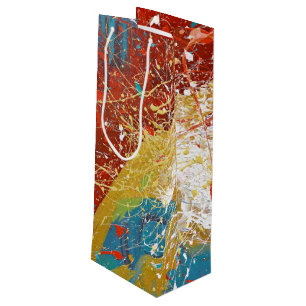 Kleurverf Abstract Wijn Cadeautas