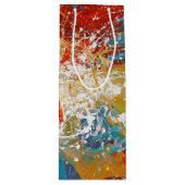 Kleurverf Abstract Wijn Cadeautas (Voorkant)