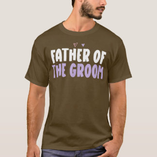Kleurverf grappige vader van het Gezegde T-shirt
