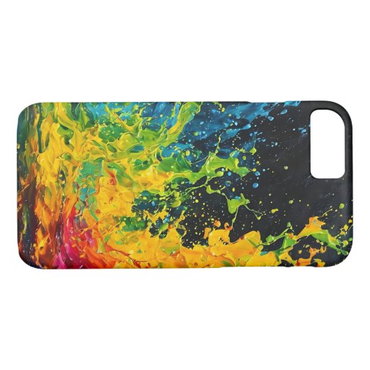 Kleurverf plastic Case-Mate iPhone case (Achterkant (Horizontaal))