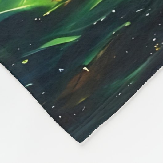 Kleurverf plastic fleece deken (Hoek)