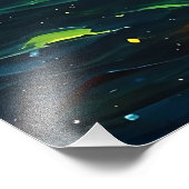 Kleurverf plastic foto afdruk (Hoek)