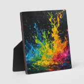 Kleurverf plastic fotoplaat (Voorkant)