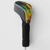 Kleurverf plastic golfheadcover (Schuin)