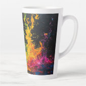 Kleurverf plastic latte mok (Rechts)