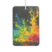 Kleurverf plastic luchtverfrisser (Voorkant)