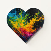 Kleurverf plastic notitieboek (Achterkant)