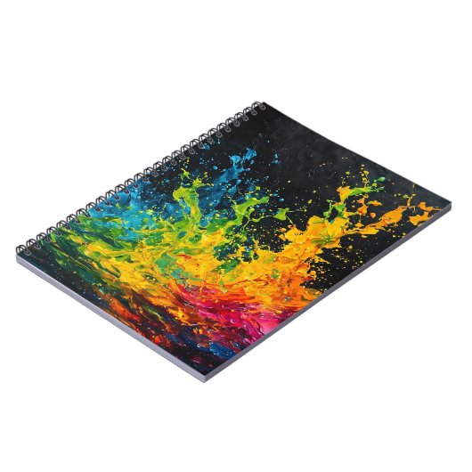 Kleurverf plastic notitieboek (Linkerzijde)