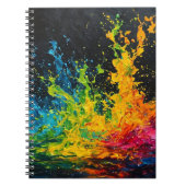 Kleurverf plastic notitieboek (Voorkant)