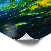 Kleurverf plastic perfect poster (Hoek)