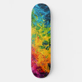 Kleurverf plastic persoonlijk skateboard (Voorkant)