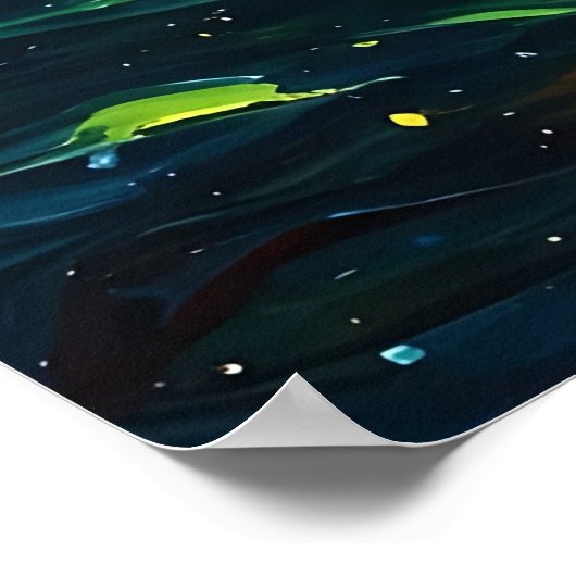 Kleurverf plastic poster (Hoek)