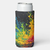 Kleurverf plastic seltzer blikjeskoeler (Seltzer Achterkant)