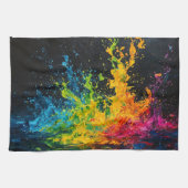 Kleurverf plastic theedoek (Horizontaal)