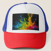 Kleurverf plastic trucker pet (Voorkant)