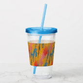 Kleurverf Splatter Acryl Drinkbeker (Achterkant)