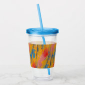 Kleurverf Splatter Acryl Drinkbeker (Links)