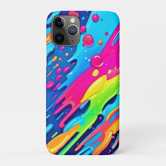 Kleurverf Splatter Case-Mate iPhone Case (Achterkant)