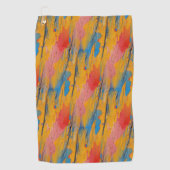 Kleurverf Splatter Golfhanddoek (Voorkant)
