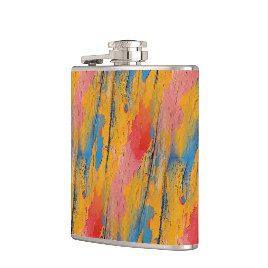 Kleurverf Splatter Heupfles (Links)