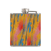 Kleurverf Splatter Heupfles (Achterkant)