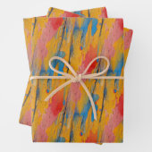 Kleurverf Splatter Inpakpapier Vel (In situ)