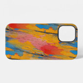 Kleurverf Splatter iPhone Hoesje (Achterkant horizontaal)