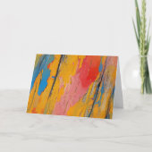 Kleurverf Splatter Kaart (Voorkant)