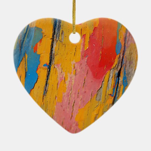 Kleurverf Splatter Keramisch Ornament (Achterkant)