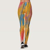 Kleurverf Splatter Leggings (Achterkant)