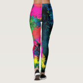 Kleurverf Splatter Leggings (Achterkant)