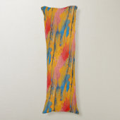 Kleurverf Splatter Lichaamskussen (Voorkant Verticaal)