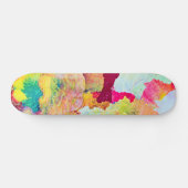 Kleurverf Splatter Persoonlijk Skateboard (Horizontaal)