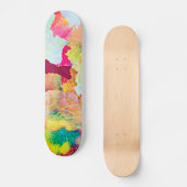 Kleurverf Splatter Persoonlijk Skateboard (Voorkant)
