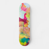 Kleurverf Splatter Persoonlijk Skateboard (Voorkant)